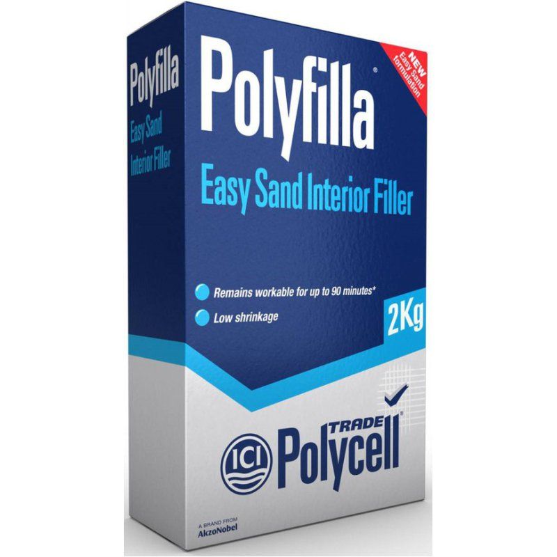 POLYFILLA TRADE EASY SAND INTERIOR FILLER 5kg POWDER 5213430