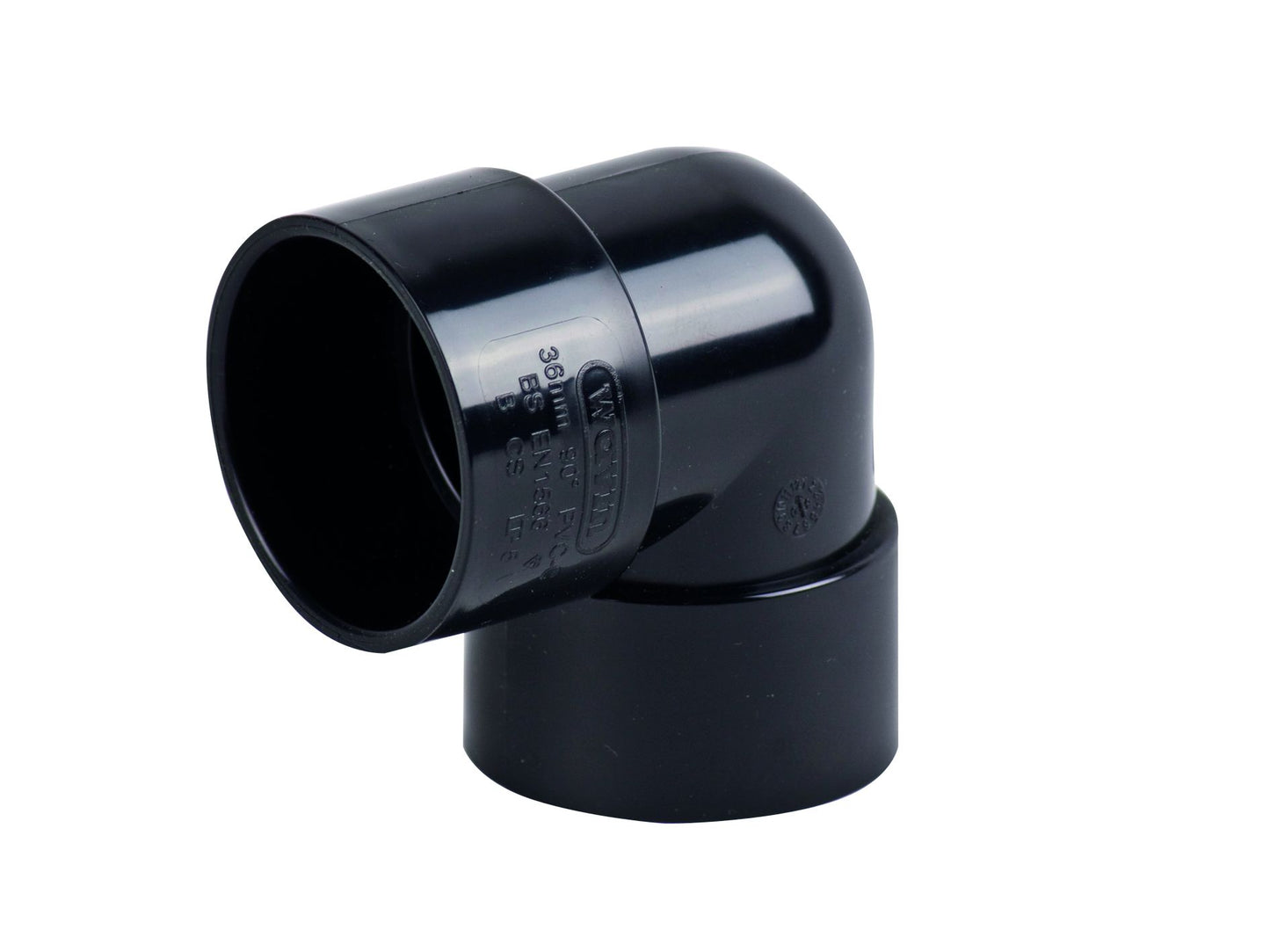 OSMAWELD 2M160 PVCC KNUCKLE BEND 90deg 50mm 2M160B BLACK