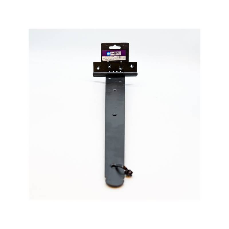 CARLISLE BRASS BLACK TEE HINGE PAIR 450mm ITH450BLK/RP