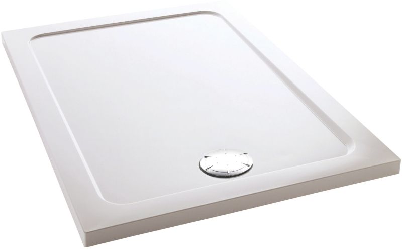 MIRA 1.1697.007.WH FLIGHT LOW TRAY 1000 x 80mm WHITE