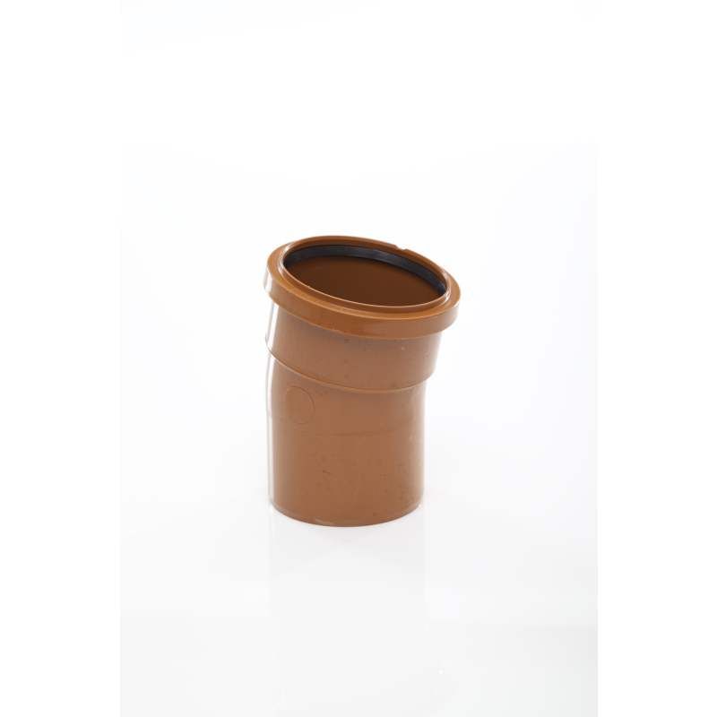 POLYPIPE BEND SINGLE SOCKET 110mm x 11.25deg UG408