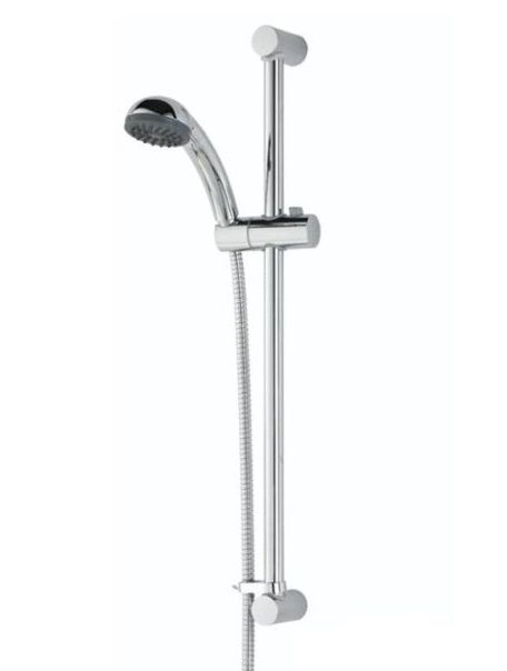 BRISTAN KIT100 C SHOWER KIT C/W RUB CLEAN HANDSET CHROME