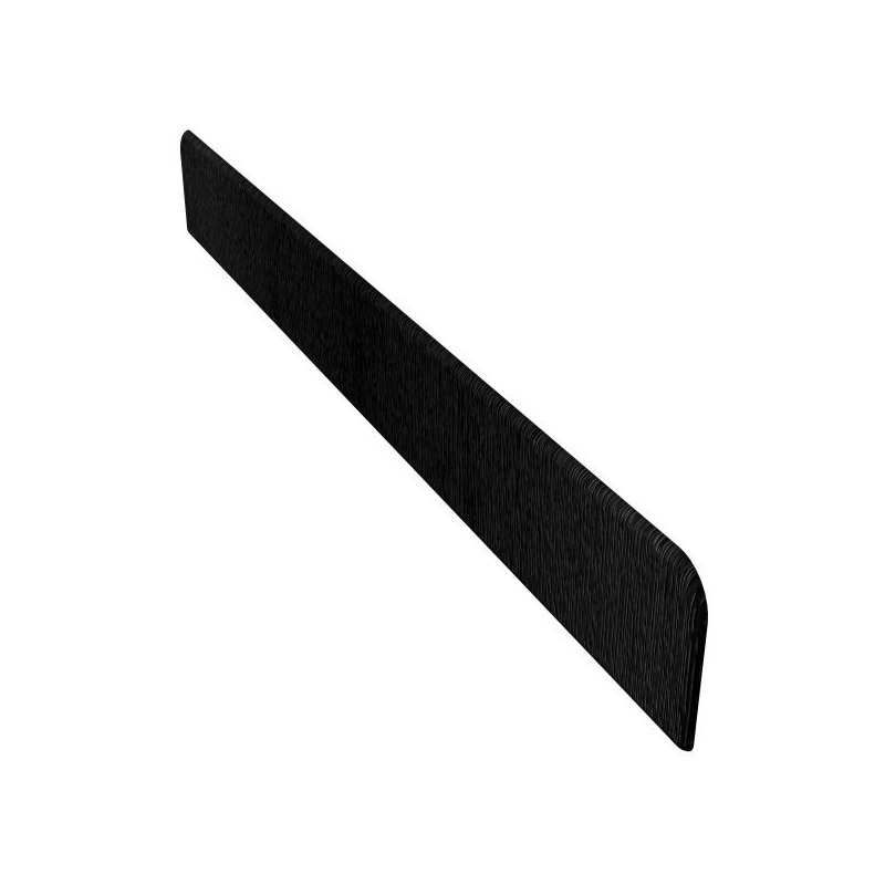 FREEFOAM END CAP 300mm WOODGRAIN BLACK FWDCWGB