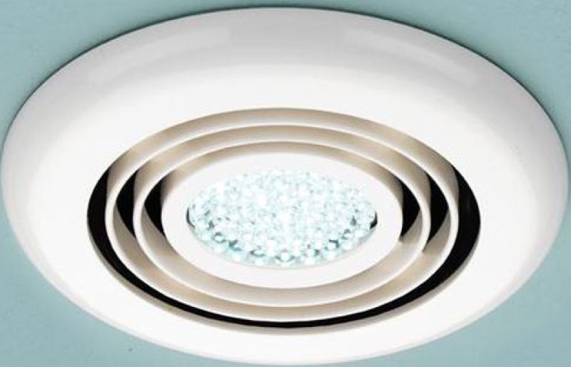 32200 TURBO INLINE FAN WHITE COOL WHITE LED
