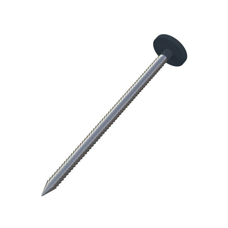 FREEFOAM PLASTOP NAILS COLOURMAX 50mm ANTHRACITE GREY (BOX OF 100) N50AG