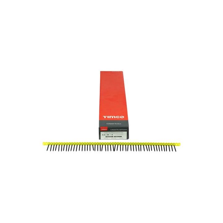 TIMCO COLLATED DRYWALL SCREW FINE 35mm (BOX 1000) ZINC 00035COLDZYS