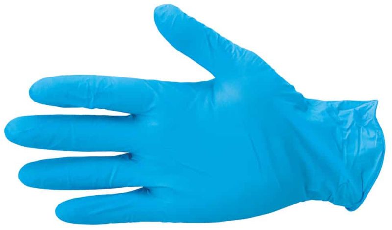 OX PRO NITRILE DISPOSABLE GLOVES BLUE (BOX 100) OX-S488510 EXTRA LARGE