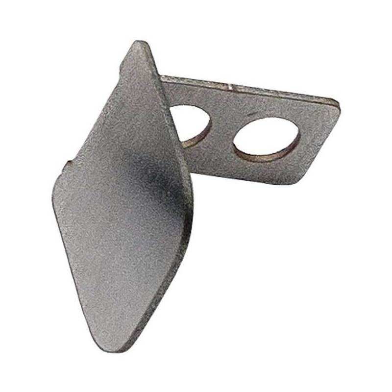 GLOBAL STONE BRUSHED STAINLESS STEEL 316 QUADRANT END CAP 22.5mm UEBSGQE225