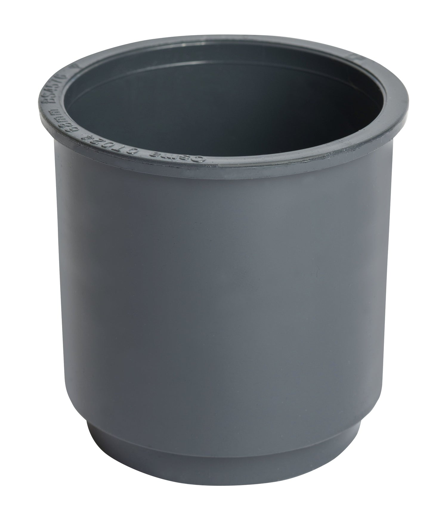 OSMA 0T024 ROUND PVCU PIPE CONNECTOR 68mm 0T024AG ANTHRACTITE GREY