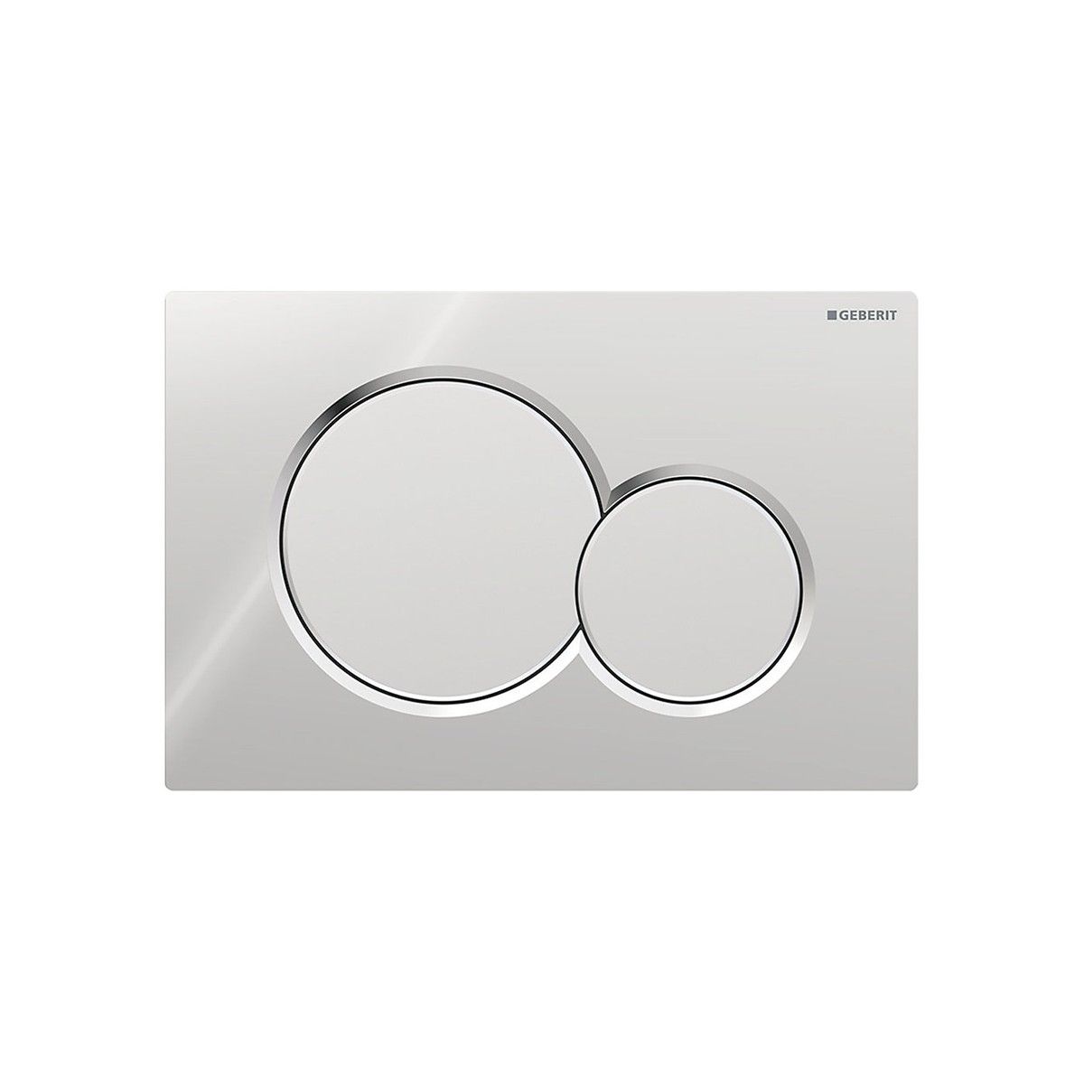 GEBERIT 115.770.21.5 SIGMA01 DUAL FLUSH PLATE GLOSS 13 x 164 x 246mm CHROME