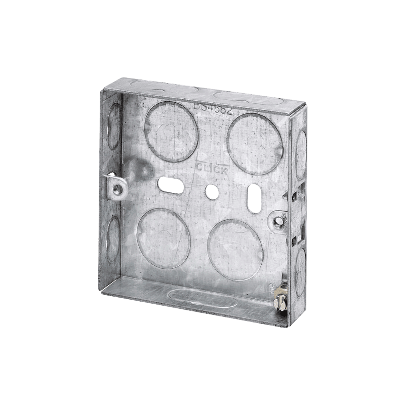 CLICK WA092 METAL BOX 1 GANG 16mm