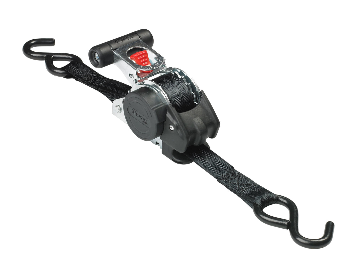 MASTERLOCK MLK3238 RETRACTABLE RATCHET TIE-DOWN & S-HOOKS 3m (PACK 2)