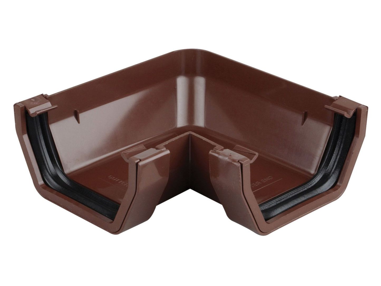 OSMASQUARELINE 4T803 PVCU GUTTER ANGLE 90deg 100mm 4T803N BROWN