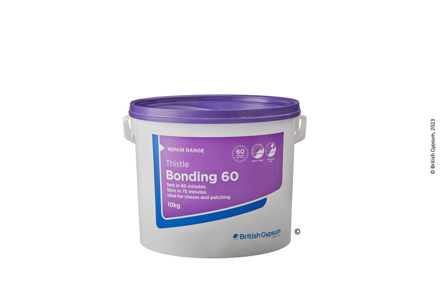 BRITISH GYPSUM THISTLE BONDING 60 TUB 10kg 29720/5