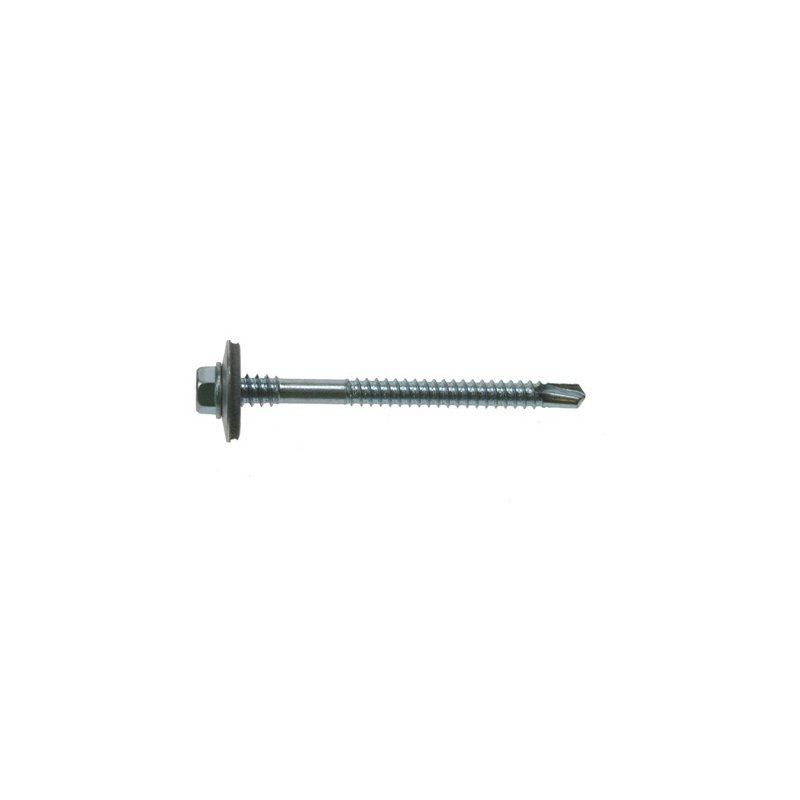 JCP METALFIX HIGH THREAD SCREW BZP 5.5 x 100mm BOX 100 HT55100