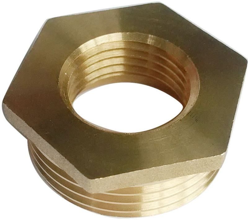 EMBRASS BRASS HEXAGON BUSH 1/2 x 1/8" 349120