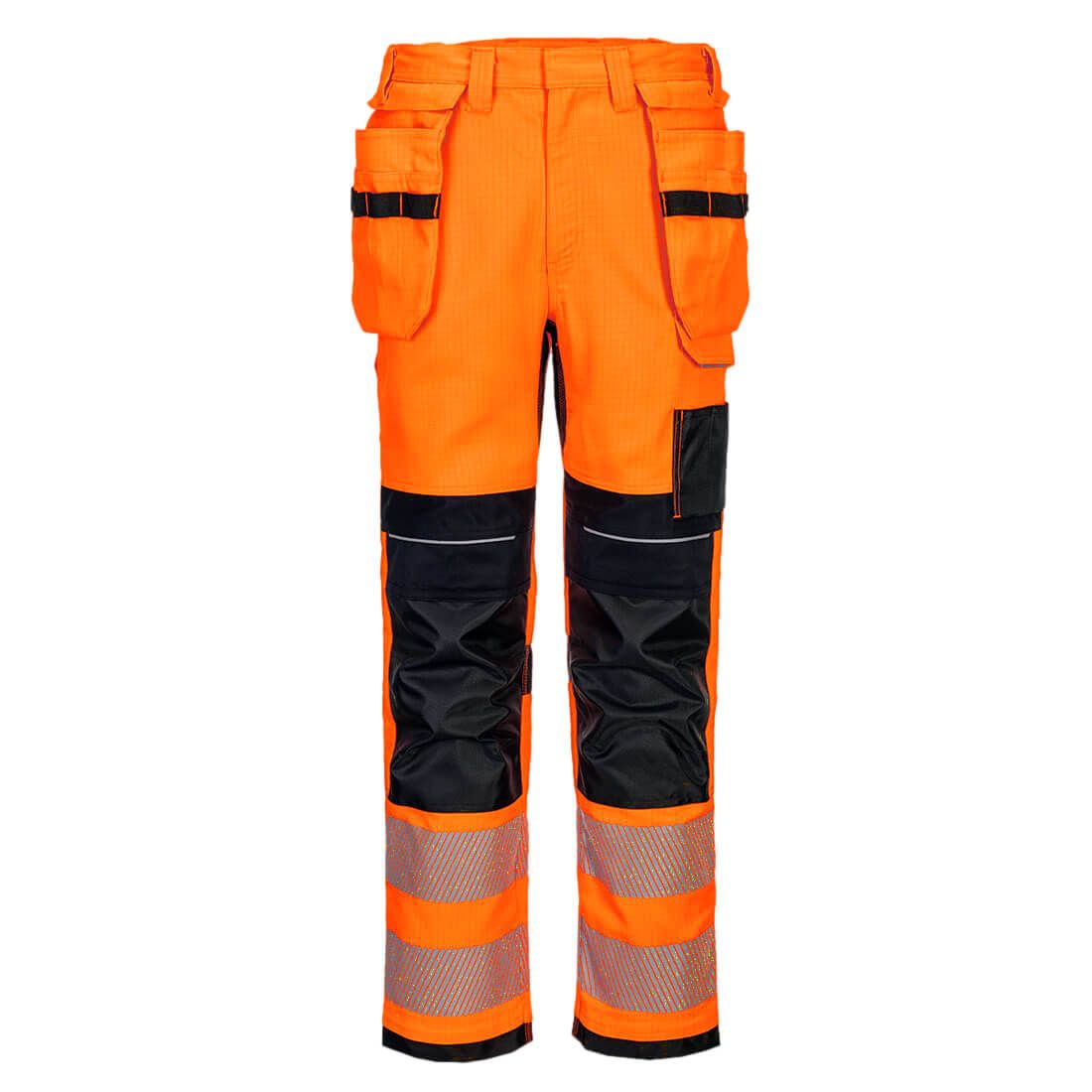 PW3 FR HVO Holster Trousers , 28, R, Orange/Black