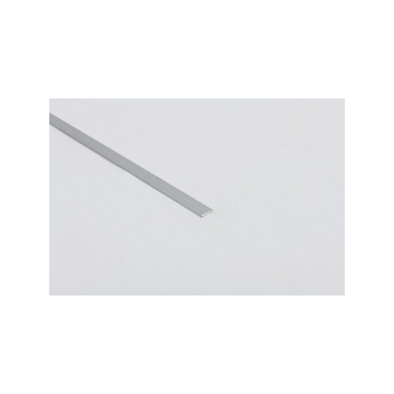 ROTHLEY RK01013A10 ANODISED ALUMINIUM FLAT BAR 15mm x 2mm x 1m SILVER