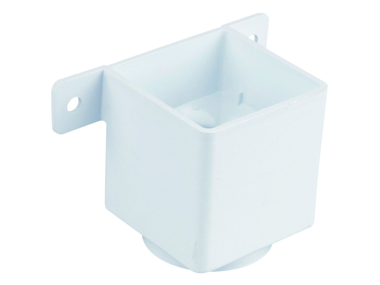 OSMASQUARELINE PVCU PIPE CONNECTOR & BRACKET 4T823W WHITE
