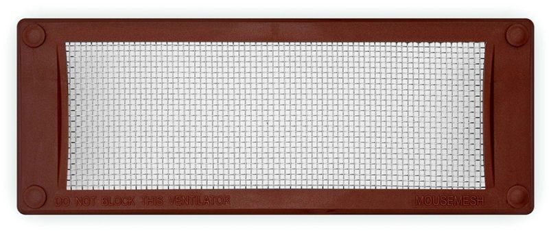 MOUSEMESH AIRBRICK GRILL WHITE SMALL 255 x 105mm