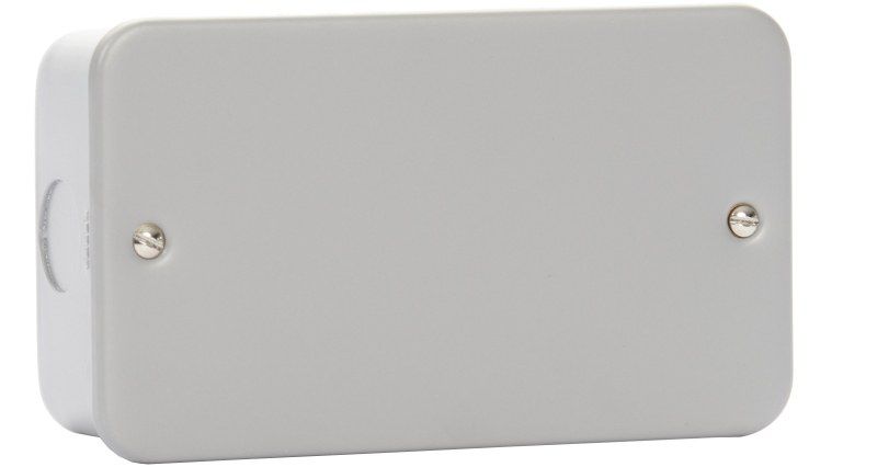 CONTACTUM 2-GANG METAL BLANK CLA3027
