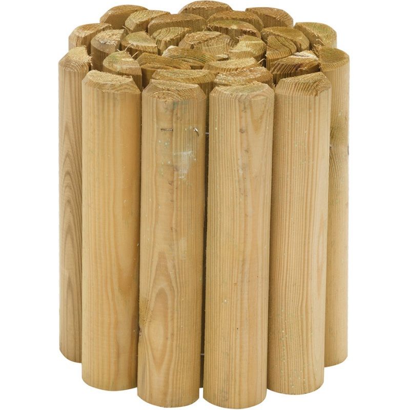 GRANGE GLE225P LOG BORDER EDGING ROLL 225mm x 1.8m GREEN