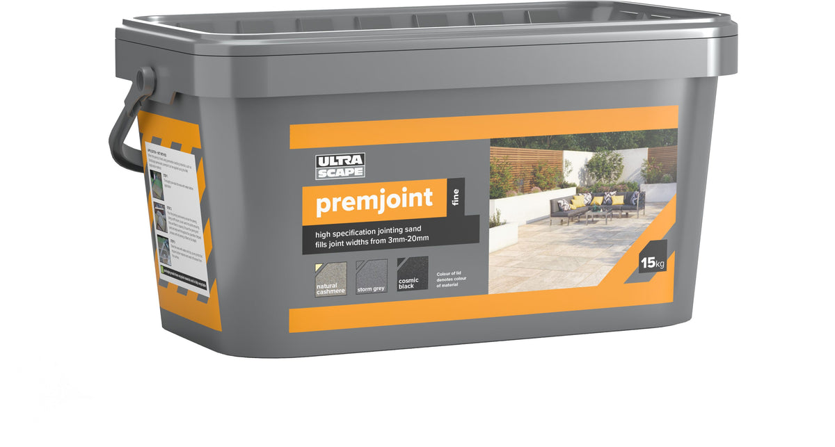 INSTARMAC ULTRASCAPE PREMJOINT JOINTING COMPOUND 15kg BKT STORM GREY FINE PREMJOINT GREY F