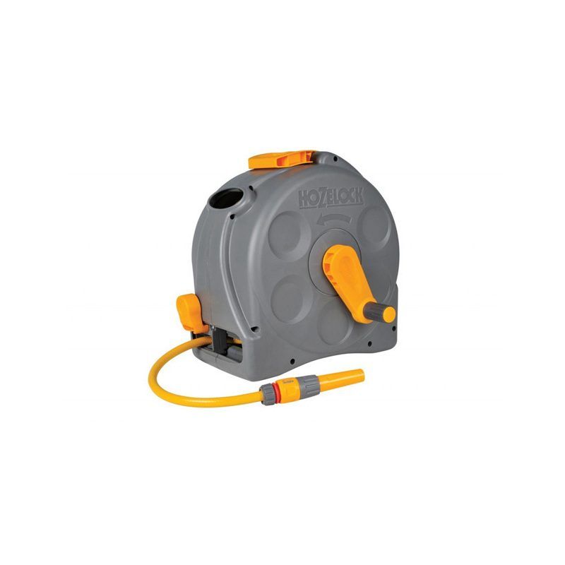 HOZELOCK 2415 2-IN-1 COMPACT ENCLOSED REEL WITH 25m STARTER HOSE