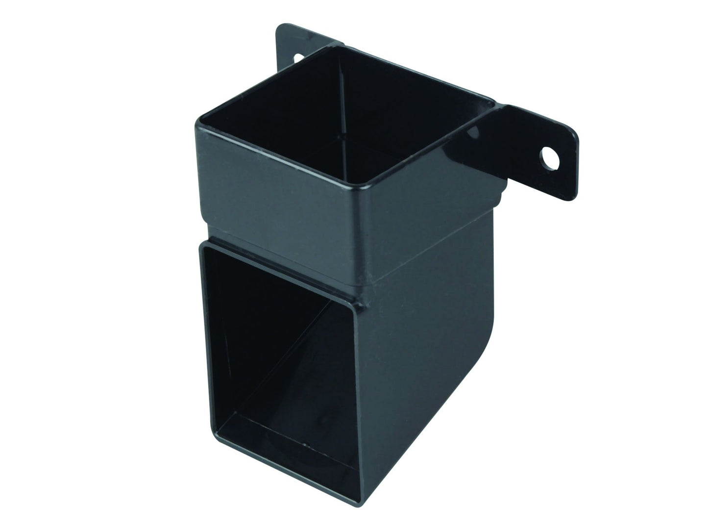 OSMASQUARELINE PVCU PIPE SHOE & BRACKET 61mm 4T832B BLACK