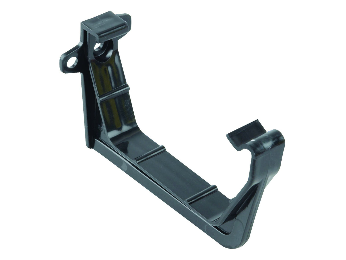OSMASQUARELINE PVCU GUTTER SUPPORT BRACKET 100mm 4T819B BLACK