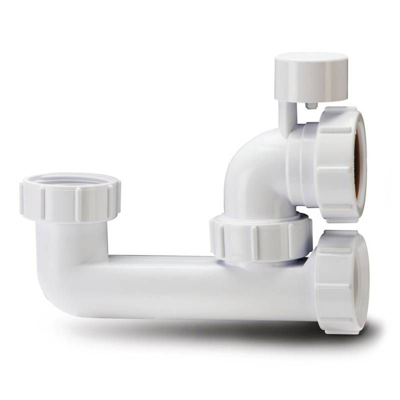 POLYPIPE LOW LEVEL BATH TRAP 40 x 38mm SEAL WT67
