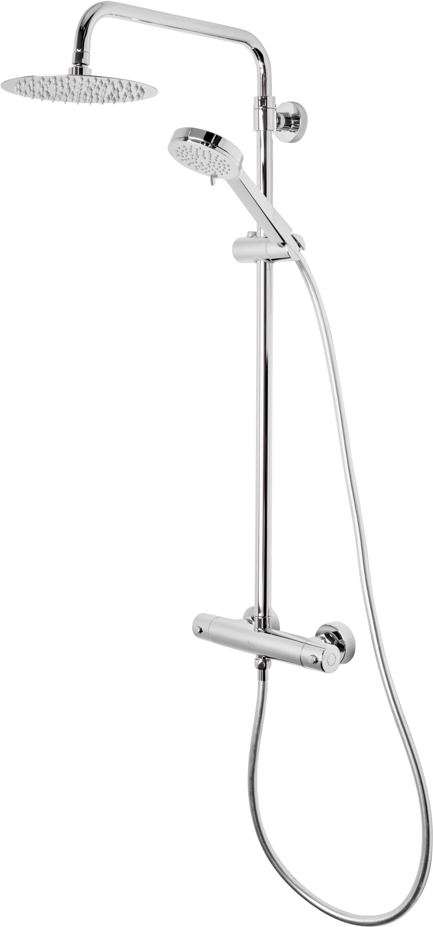 TAVISTOCK S006358 QUANTUM ROUND DUAL FUNCTION SHOWER SYSTEM
