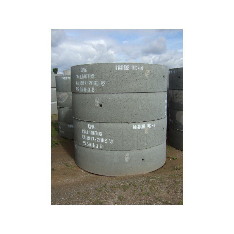 CPM CONCRETE MANHOLE RING 3 DOUBLE STEP 1800mm x 0.75m (1320kg) M1807DS