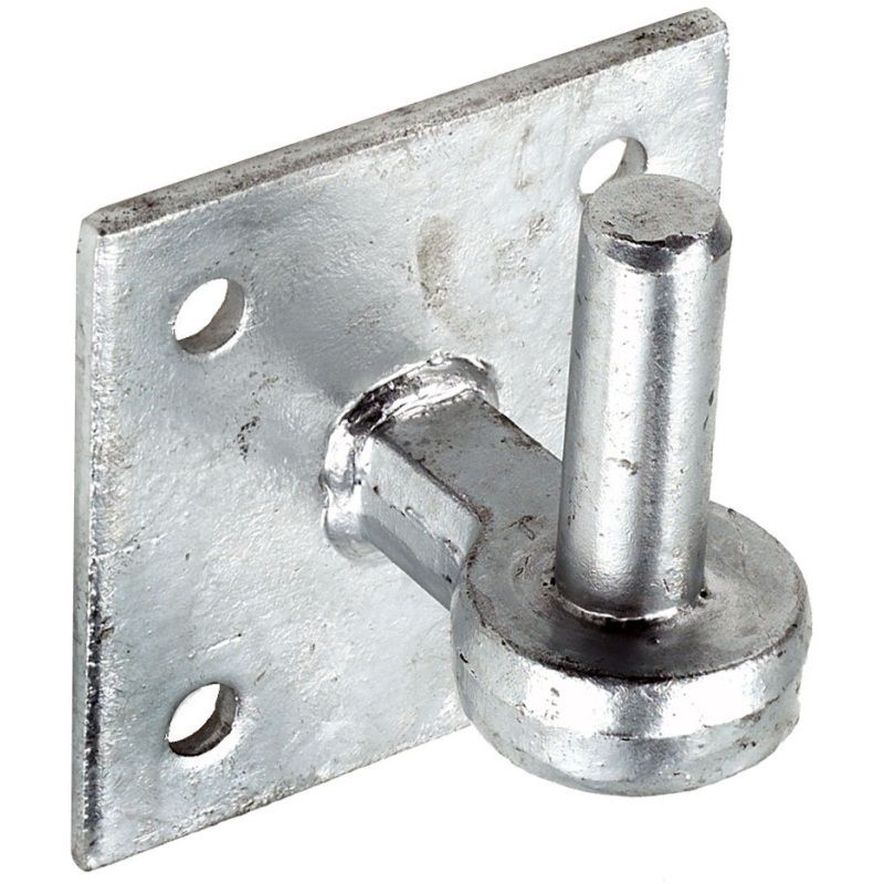 19mm No 153EX GALV HOOK ON 4" PLATE PREPACKED 153EXPP019GV