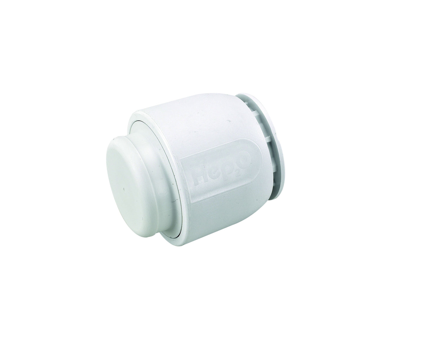 HEP2O NEW DEMOUNTABLE STOP-END 28mm WHITE HD62/28W