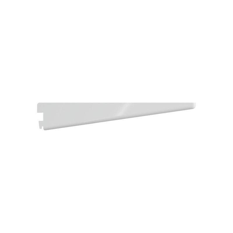 ROTHLEY TSBW08 TWIN SLOT SHELF BRACKET 220mm WHITE