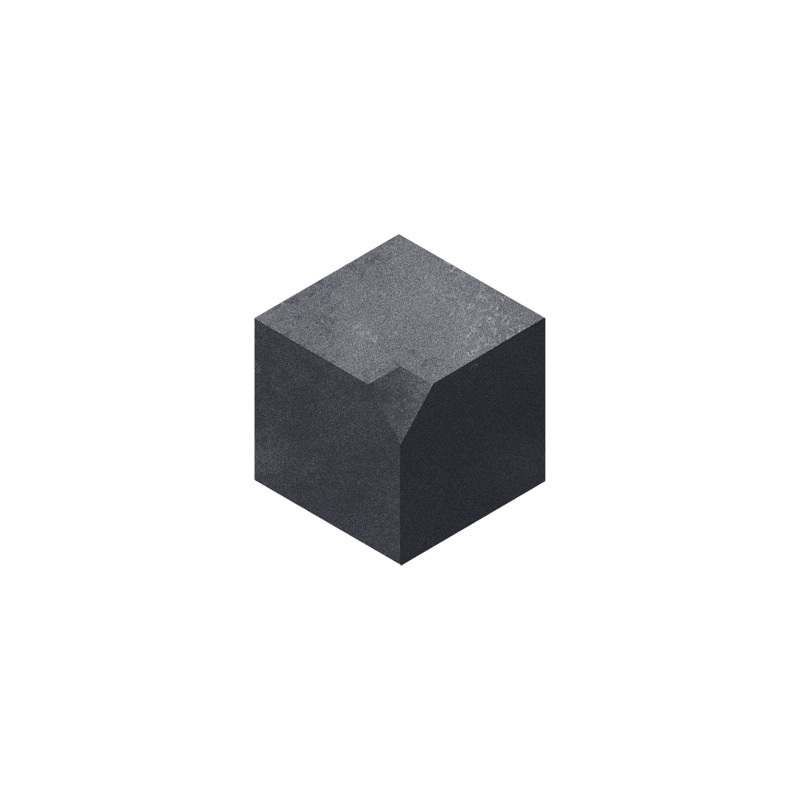 PLASMOR PLASPAVE PAVIOURS INTERNAL CORNERS KS CHARCOAL CHAMFERED (WESTERN) LOWPKCLCHI