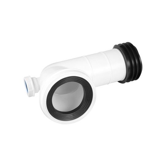 VIVA WC PAN CONNECT 1.1/4" ADAPTER 90deg BEND PP0005/A