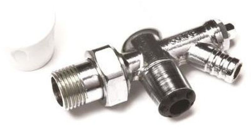 EMBRASS TRENT RADIATOR VALVE ANGLED 3/4" C/W DRAIN OFF 15mm 312863