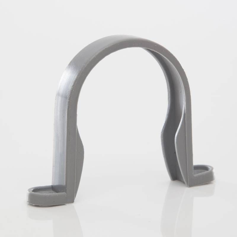 POLYPIPE PUSHFIT PIPE CLIP 50mm WP65 WP65G GREY