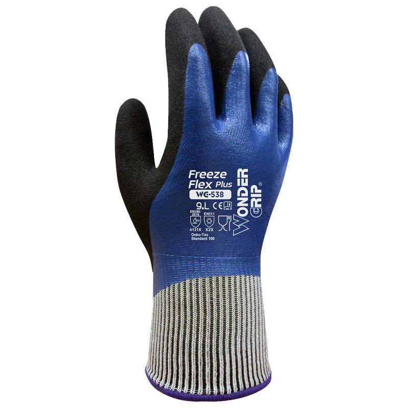 WONDER GRIP WG-538 FREEZE FLEX PLUS GLOVE SIZE 9 WG-538091P