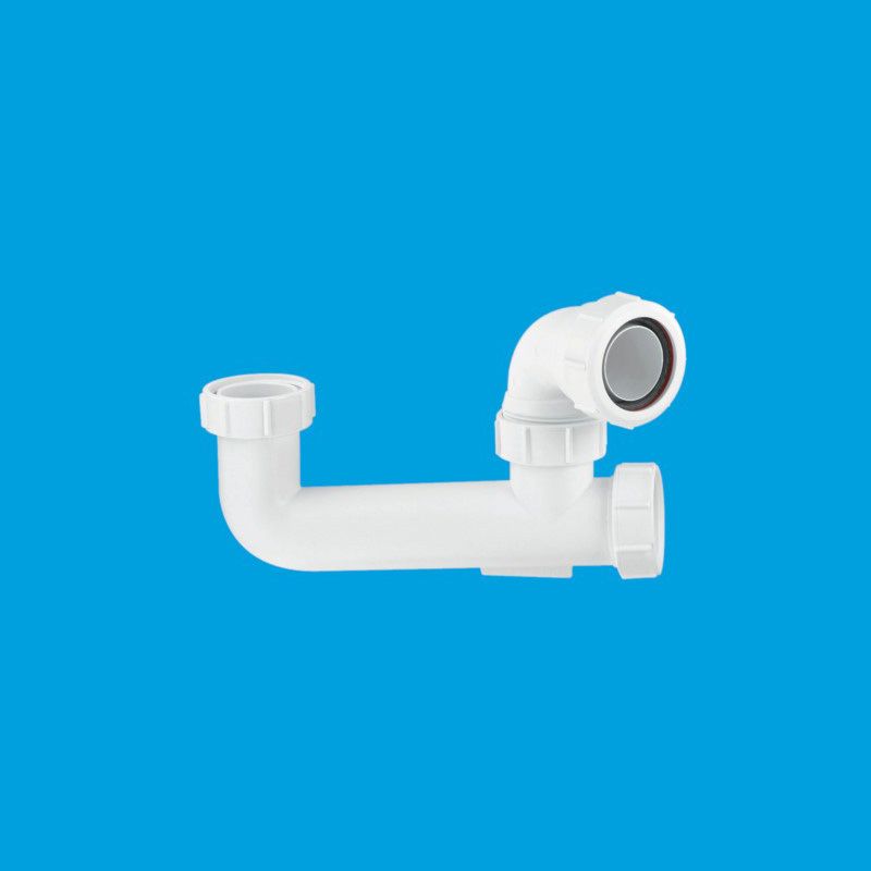 MCALPINE SM10E LONG BATH TRAP NO O/F 40mm 61020902