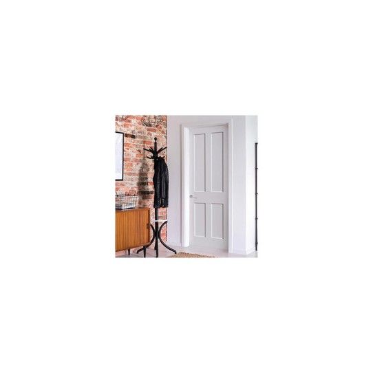 JBK RUSHMORE WHITE PRIMED INTERNAL DOOR 1981 x 762 x 35mm (30") CRUS26