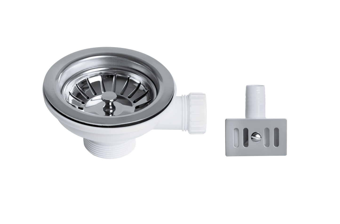 BRISTAN W SNK4 C ECONOMY BASKET STRAINER WASTE C/W OVERFLOW CHROME
