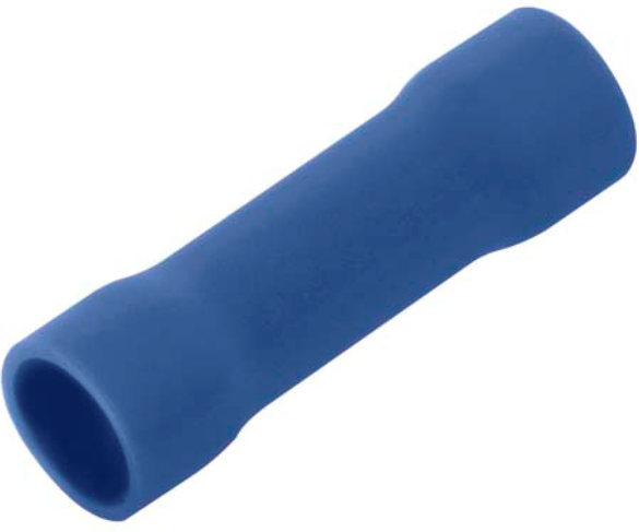 KRIMPTERM VIAS VBBC BLUE BUTT CONNECTOR 4.0mm TERMINALS