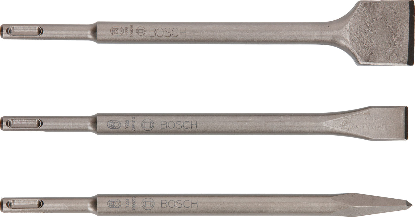 BOSCH 2607019457 3 PIECE CHISEL SET