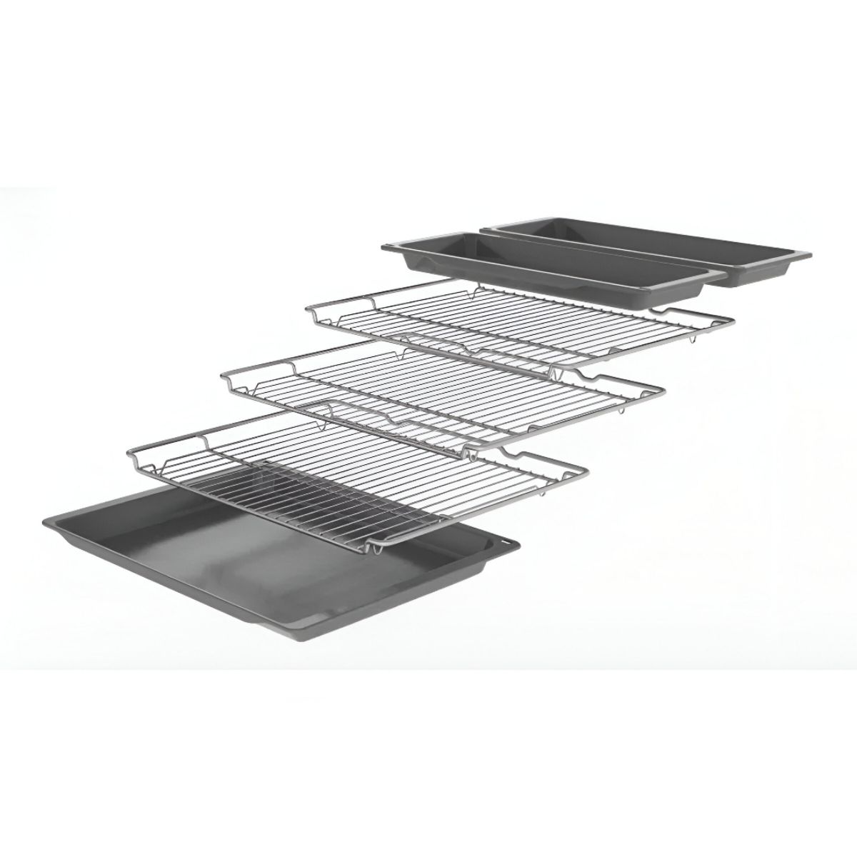 HOPKINS HOMES BOSCH MHS133BR0B SERIES 2 BUILT IN DOUBLE OVEN BRUSHED STEEL