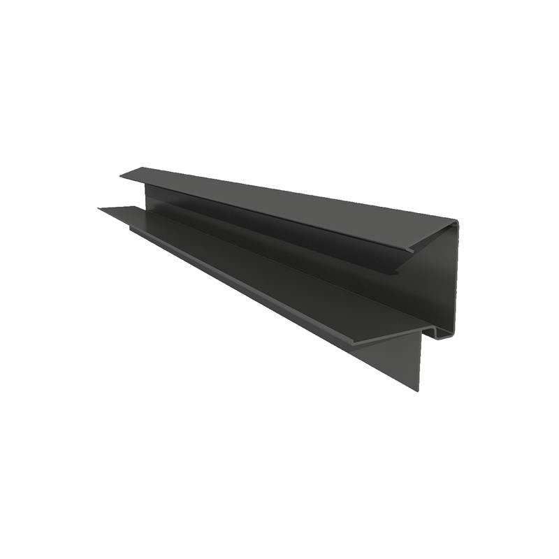 KYTUN BLACK CONTINUOUS TILE DRY VERGE 3m x 60mm C08PBL