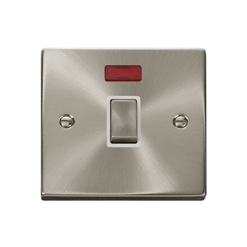 CLICK VPSC723WH 20A 1 GANG DP INGOT NEON FLEX