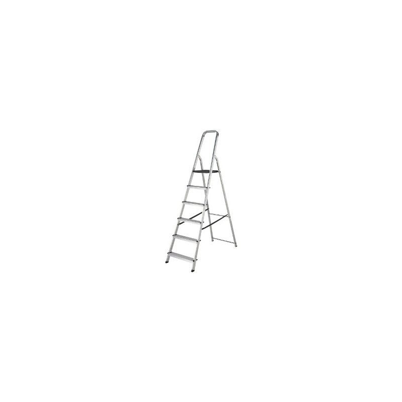 WERNER HIGH HANDRAIL PLATFORM STEPLADDER 6 TREAD 7400618L